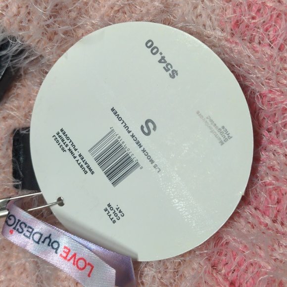 NWT Women's Mock Neck Pullover Sweater S - Picture 5 of 6